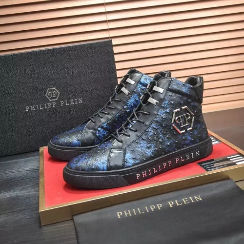 Replica Philipp Plein PP High Tops Shoes For Men #1274374, $88.00 USD, [ITEM#1274374], Replica Philipp Plein PP High Tops Shoes outlet from China