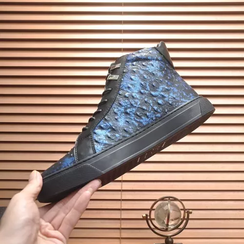 Replica Philipp Plein PP High Tops Shoes For Men #1274374 $88.00 USD for Wholesale