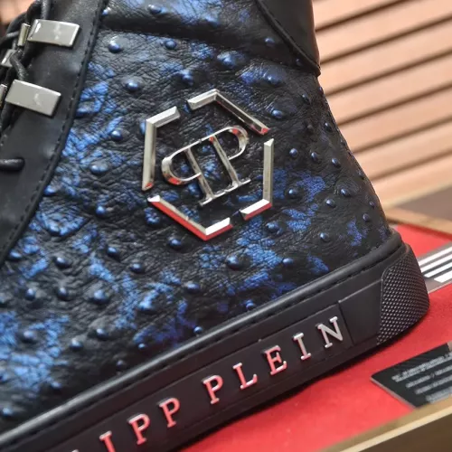 Replica Philipp Plein PP High Tops Shoes For Men #1274374 $88.00 USD for Wholesale