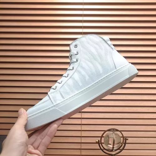 Replica Philipp Plein PP High Tops Shoes For Men #1274376 $88.00 USD for Wholesale