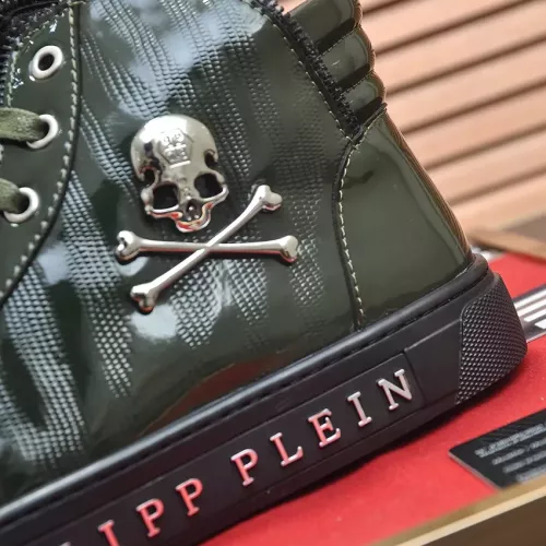 Replica Philipp Plein PP High Tops Shoes For Men #1274378 $88.00 USD for Wholesale