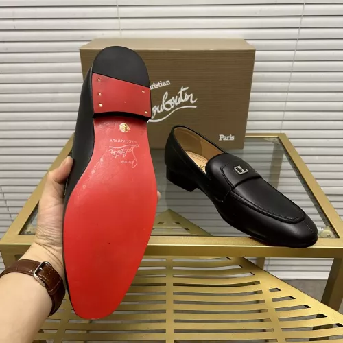 Replica Christian Louboutin Leather Shoes For Men #1274583 $98.00 USD for Wholesale