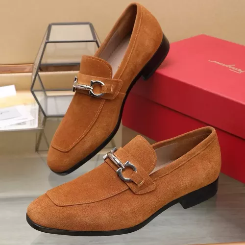 Replica Salvatore Ferragamo Leather Shoes For Men #1274676, $122.00 USD, [ITEM#1274676], Replica Salvatore Ferragamo Leather Shoes outlet from China