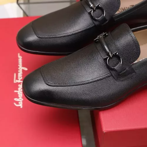 Replica Salvatore Ferragamo Leather Shoes For Men #1274679 $122.00 USD for Wholesale