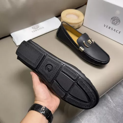 Replica Versace Leather Shoes For Men #1274763 $68.00 USD for Wholesale