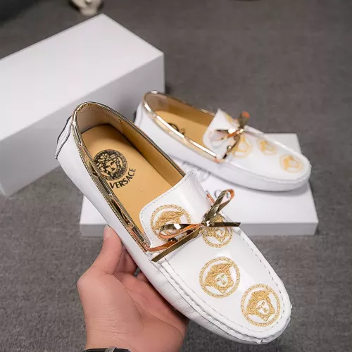 Replica Versace Leather Shoes For Men #1274775, $68.00 USD, [ITEM#1274775], Replica Versace Leather Shoes outlet from China