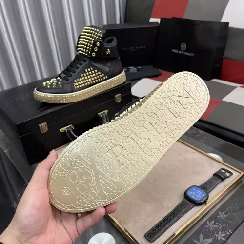 Replica Philipp Plein PP High Tops Shoes For Men #1274969 $125.00 USD for Wholesale