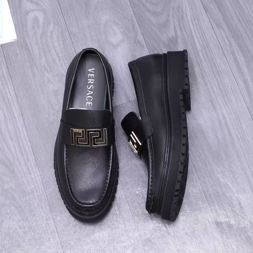 Replica Versace Leather Shoes For Men #1275008, $88.00 USD, [ITEM#1275008], Replica Versace Leather Shoes outlet from China