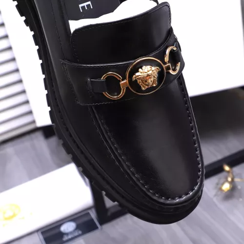 Replica Versace Leather Shoes For Men #1275017 $88.00 USD for Wholesale