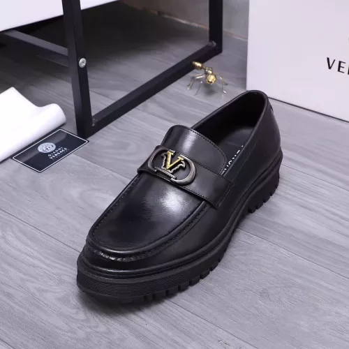 Replica Versace Leather Shoes For Men #1275018 $88.00 USD for Wholesale