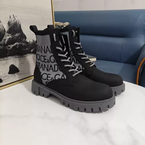 Replica Dolce & Gabbana D&G Boots For Men #1275323 $130.00 USD for Wholesale