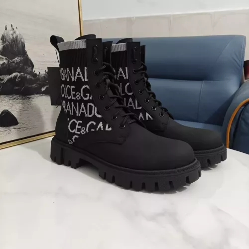 Replica Dolce & Gabbana D&G Boots For Women #1275326 $130.00 USD for Wholesale