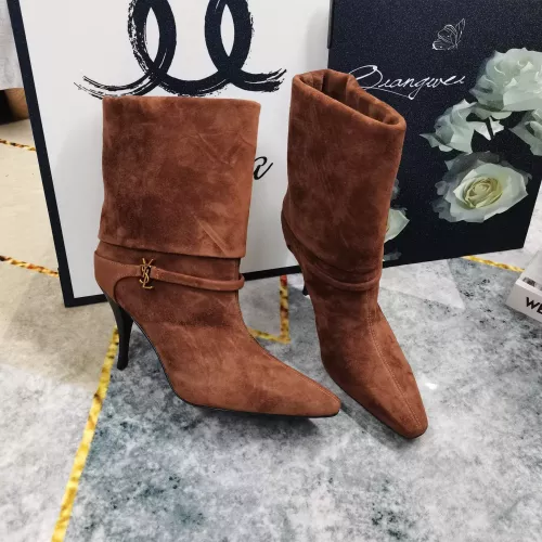 Replica Yves Saint Laurent YSL Boots For Women #1275340 $162.00 USD for Wholesale