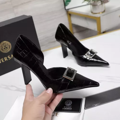 Replica Versace High-Heeled Shoes For Women #1275363 $118.00 USD for Wholesale