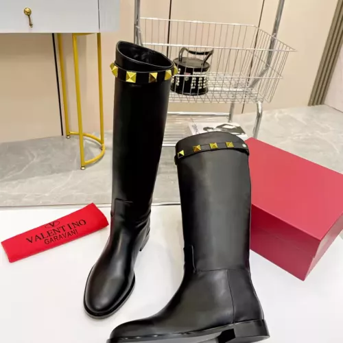 Replica Valentino Boots For Women #1275521 $155.00 USD for Wholesale