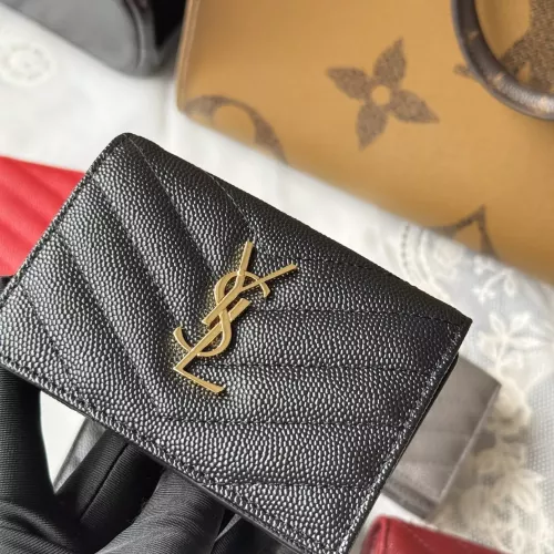 Replica Yves Saint Laurent AAA Quality Wallets For Women #1275593 $85.00 USD for Wholesale