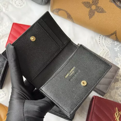 Replica Yves Saint Laurent AAA Quality Wallets For Women #1275593 $85.00 USD for Wholesale