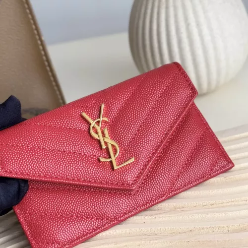 Replica Yves Saint Laurent AAA Quality Card Case For Women #1275616, $80.00 USD, [ITEM#1275616], Replica Yves Saint Laurent AAA Wallets outlet from China