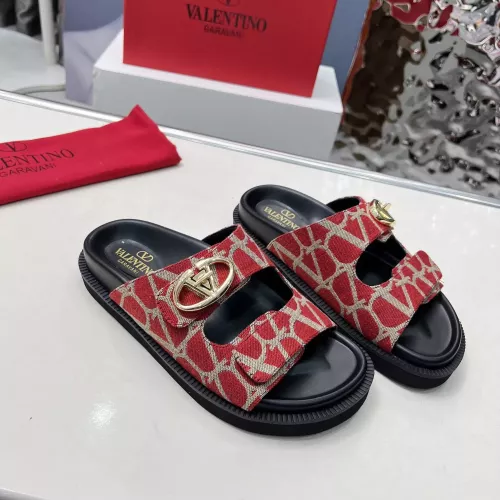 Replica Valentino Slippers For Women #1275617 $85.00 USD for Wholesale