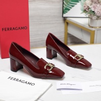 $108.00 USD Salvatore Ferragamo High-Heeled Shoes For Women #1267142