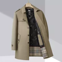 $118.00 USD Burberry Trench Coat Long Sleeved For Men #1272258