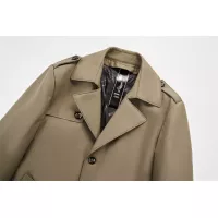 $118.00 USD Burberry Trench Coat Long Sleeved For Men #1272258