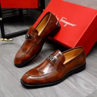 $82.00 USD Salvatore Ferragamo Leather Shoes For Men #1273435