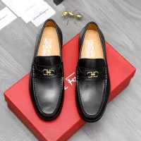 $88.00 USD Salvatore Ferragamo Leather Shoes For Men #1274220