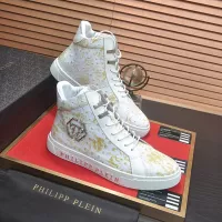 $88.00 USD Philipp Plein PP High Tops Shoes For Men #1274371