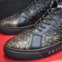 $88.00 USD Philipp Plein PP High Tops Shoes For Men #1274373