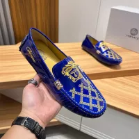 $68.00 USD Versace Leather Shoes For Men #1274750