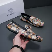 $68.00 USD Versace Leather Shoes For Men #1274758