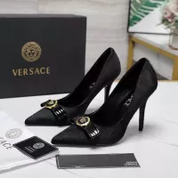 $118.00 USD Versace High-Heeled Shoes For Women #1275357