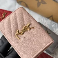 $85.00 USD Yves Saint Laurent AAA Quality Wallets For Women #1275597