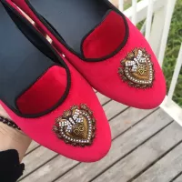 $130.00 USD Dolce & Gabbana D&G Flat Shoes For Women #1275600