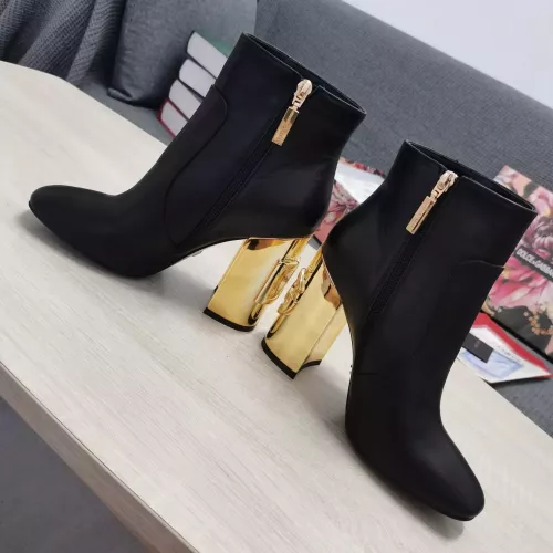 Replica Dolce & Gabbana D&G Boots For Women #1275763 $160.00 USD for Wholesale