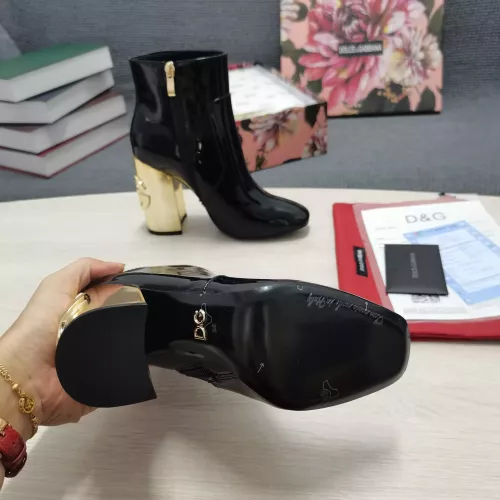 Replica Dolce & Gabbana D&G Boots For Women #1275765 $160.00 USD for Wholesale