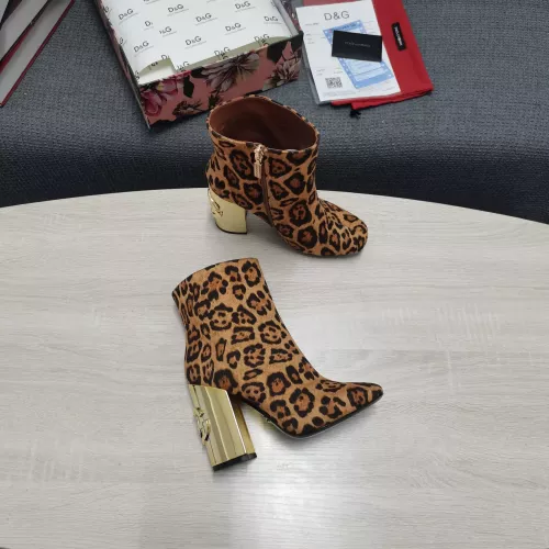 Replica Dolce & Gabbana D&G Boots For Women #1275766 $160.00 USD for Wholesale