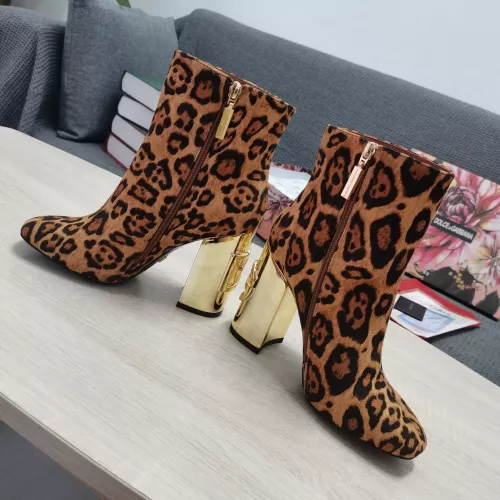 Replica Dolce & Gabbana D&G Boots For Women #1275766 $160.00 USD for Wholesale