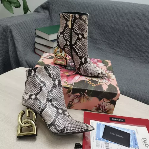 Replica Dolce & Gabbana D&G Boots For Women #1275768 $165.00 USD for Wholesale