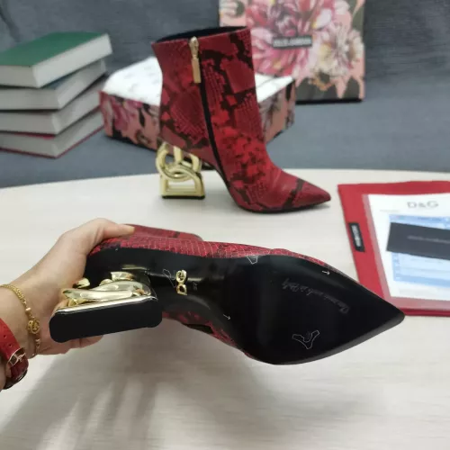 Replica Dolce & Gabbana D&G Boots For Women #1275769 $165.00 USD for Wholesale