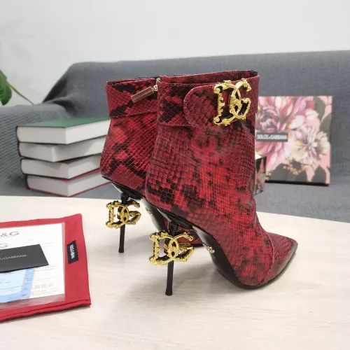 Replica Dolce & Gabbana D&G Boots For Women #1275778 $172.00 USD for Wholesale