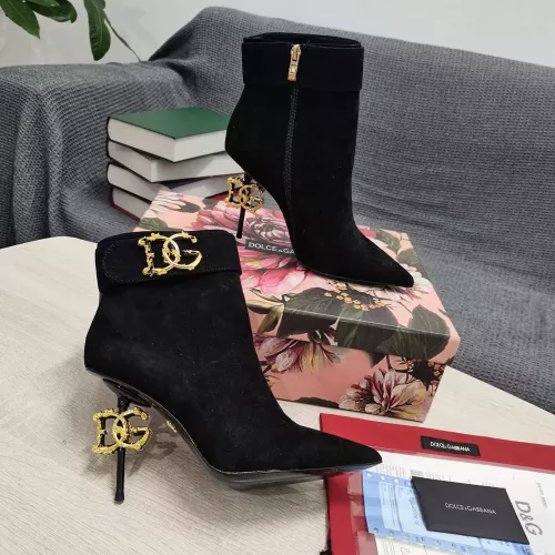 Replica Dolce & Gabbana D&G Boots For Women #1275785 $172.00 USD for Wholesale