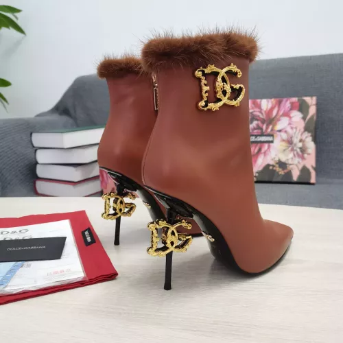 Replica Dolce & Gabbana D&G Boots For Women #1275787 $175.00 USD for Wholesale