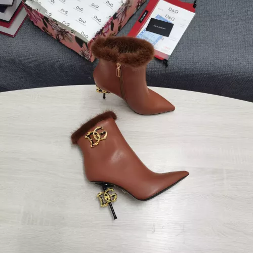 Replica Dolce & Gabbana D&G Boots For Women #1275787 $175.00 USD for Wholesale