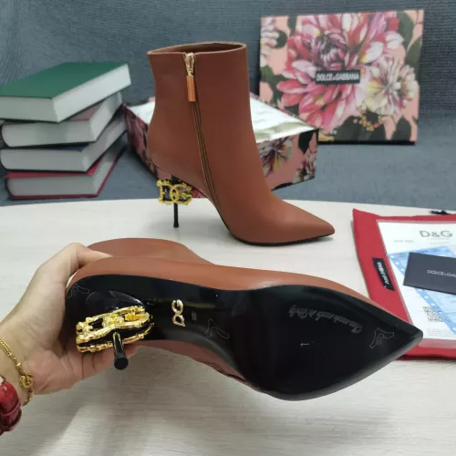 Replica Dolce & Gabbana D&G Boots For Women #1275804 $165.00 USD for Wholesale