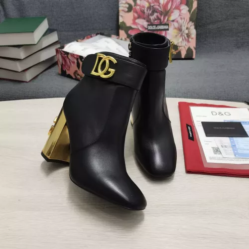 Replica Dolce & Gabbana D&G Boots For Women #1275823 $165.00 USD for Wholesale