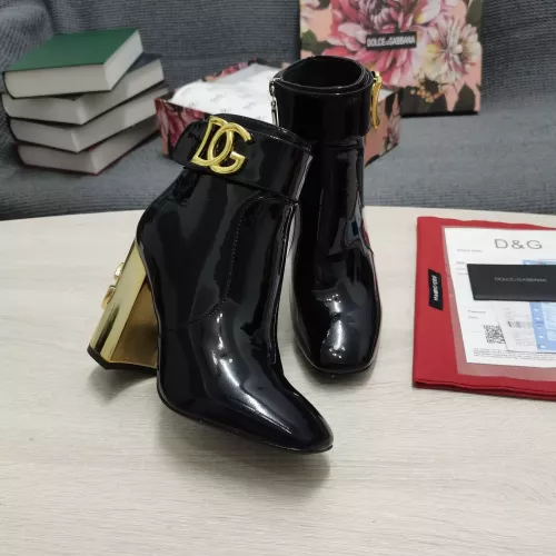 Replica Dolce & Gabbana D&G Boots For Women #1275826 $165.00 USD for Wholesale