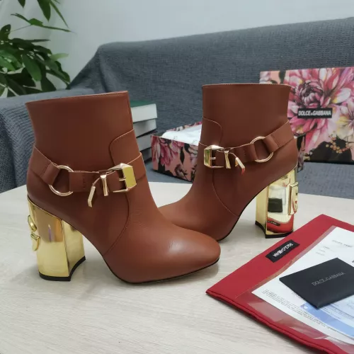 Replica Dolce & Gabbana D&G Boots For Women #1275827 $165.00 USD for Wholesale