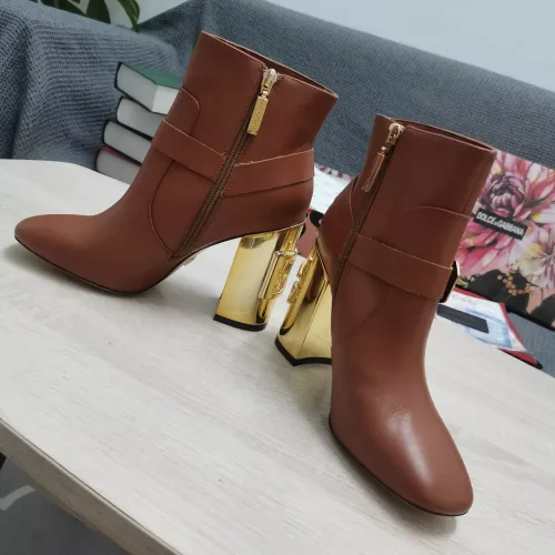 Replica Dolce & Gabbana D&G Boots For Women #1275827 $165.00 USD for Wholesale